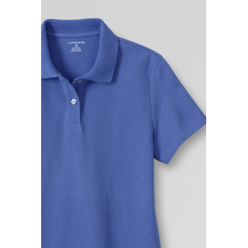 902 womens blue mesh polo